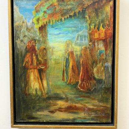 Vintage Figurative Oil Painting "Framed Canvas" Refined Art Holland Art Shop
