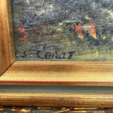 Traditional Landscape Oil Painting "Ornate Frame" Expressive Small Art Holland Art Shop