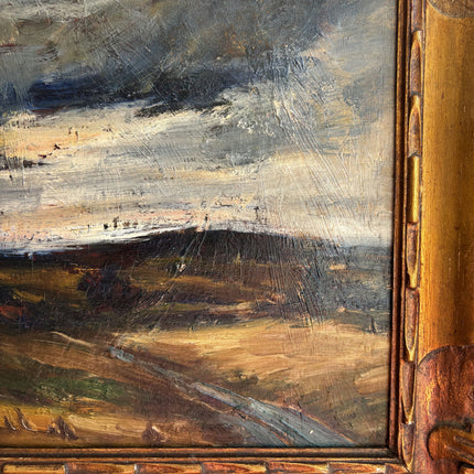 Handcrafted Landscape Oil Painting "Gilded Frame" Refined Artwork Holland Art Shop