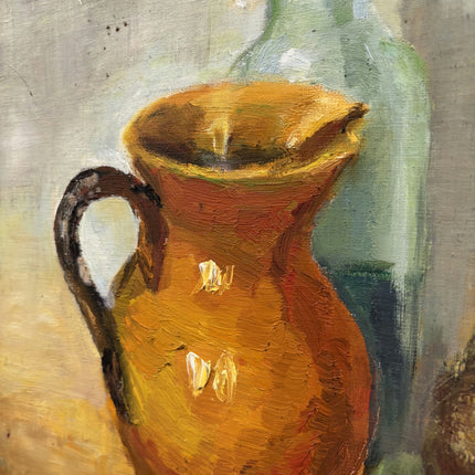 Classic Still Life Oil Painting "Orange Pitcher" Traditional Art Holland Art Shop