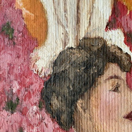 Traditional Oil Painting Figurative "Elegant Lady" Authentic Medium Artwork Holland Art Shop