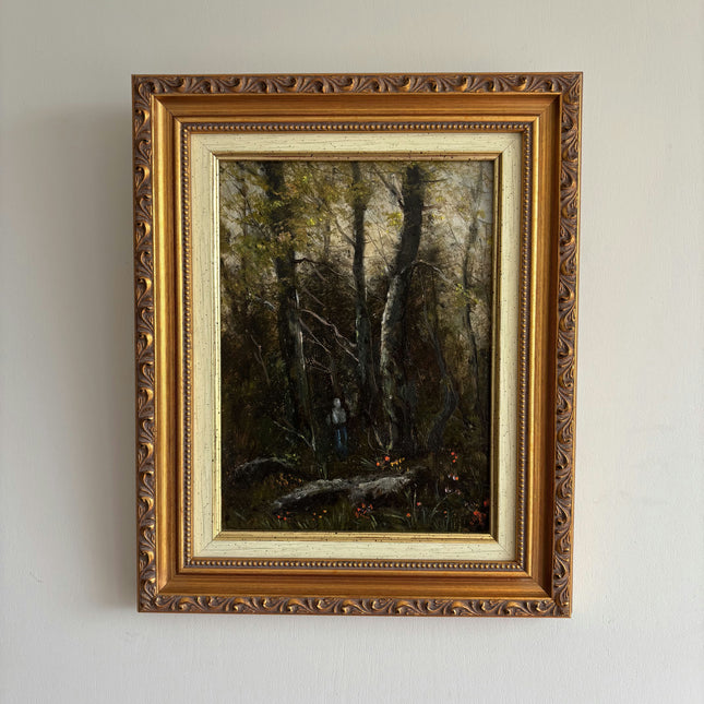 Elegant Landscape Oil Painting "Gilded Frame" Expressive Small Art Holland Art Shop