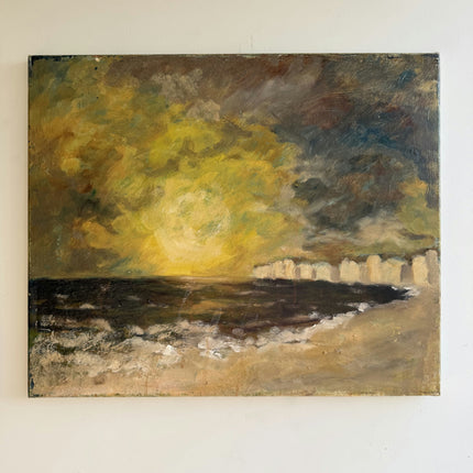 Rustic Landscape Oil Painting "Setting Sun" Authentic Art Holland Art Shop