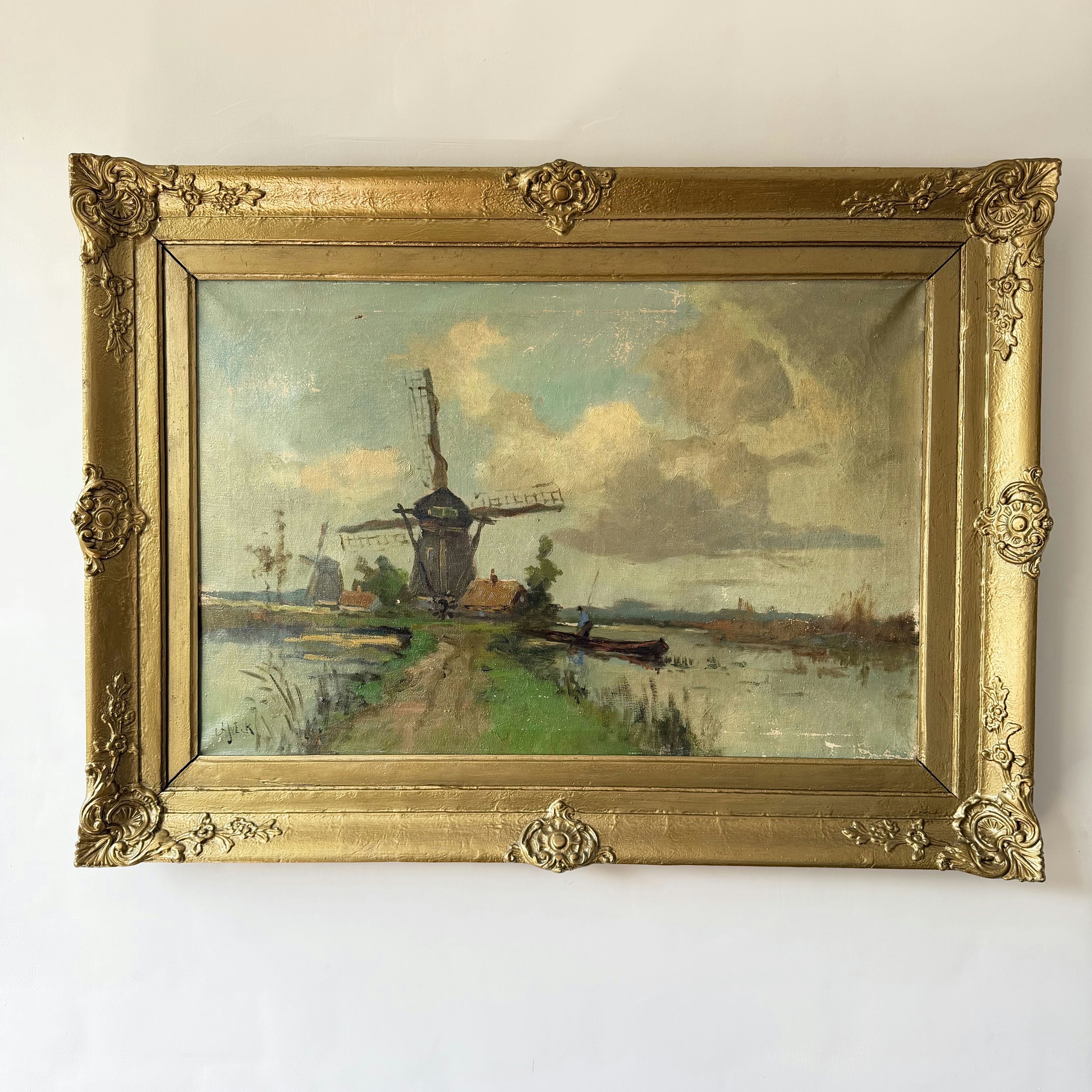 Authentic Seascape Oil Painting 