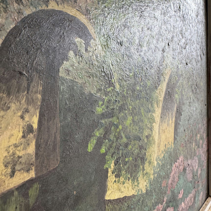 Classic Scenery Oil Painting "Stone Bridge" Vintage Art Holland Art Shop