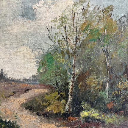 Classic Landscape Oil Painting "Forest Path" Expressive Dutch Artwork Holland Art Shop