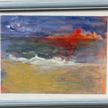 Traditional Seascape Acrylic Paint "Framed Painting" Timeless Small Artwork Holland Art Shop