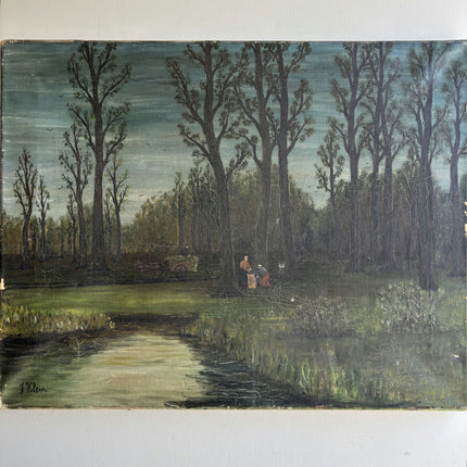 Traditional Landscape Oil Painting "Tall Trees" Classic Art Holland Art Shop