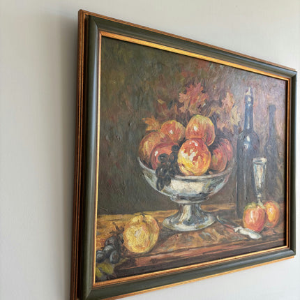 Traditional Still Life Oil Painting "Fruit Bowl" Authentic Art Holland Art Shop