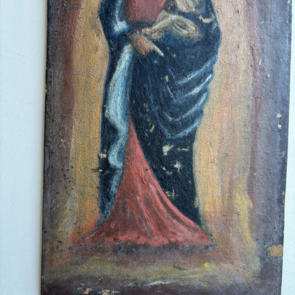 Classic Religious  Oil Painting "Madonna Child" Rustic Art Holland Art Shop