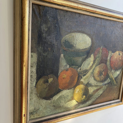 Authentic Still Life Oil Painting "Bowl And Fruit" Classic Artwork Holland Art Shop