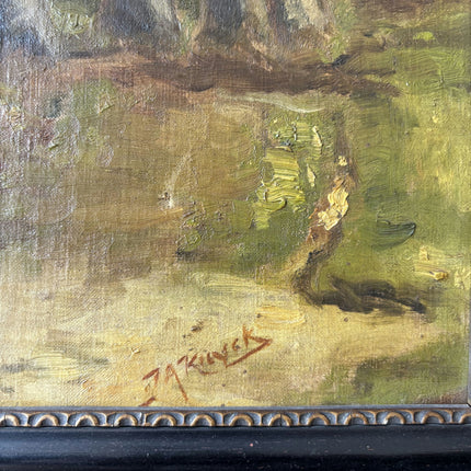 19th Century Antique Landscape Oil Painting "Framed Painting" Art Holland Art Shop