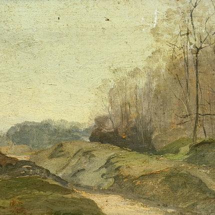 19th Century Antique Landscape Oil Painting "Framed Painting" Art Holland Art Shop