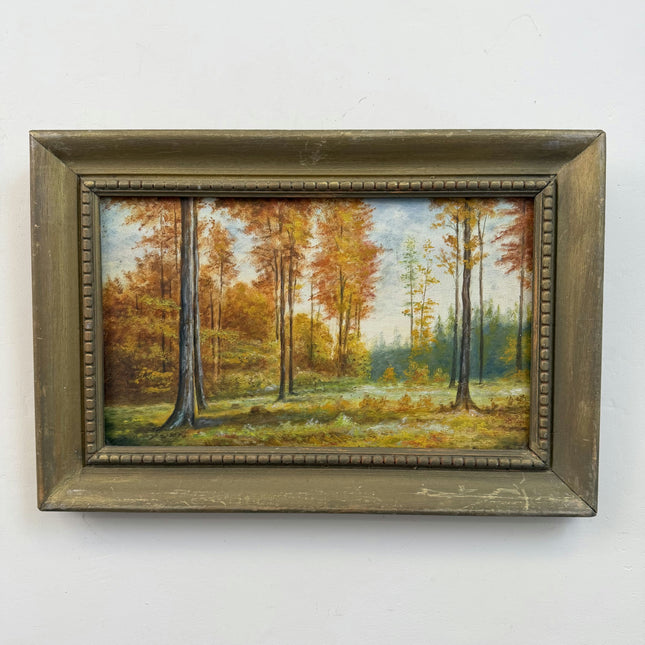 Original Landscape Oil Painting "Autumn Trees" Traditional Artwork Holland Art Shop
