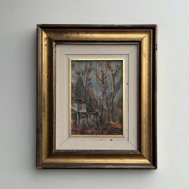 Authentic Landscape Oil Painting "Gilded Frame" Elegant Small Art Holland Art Shop