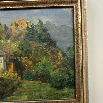 Refined Landscape Oil Painting "Country House" Traditional Art Holland Art Shop