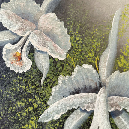 Refined Oil Painting Flowery Still Life "Orchid Arrangement" Medium Artwork Holland Art Shop