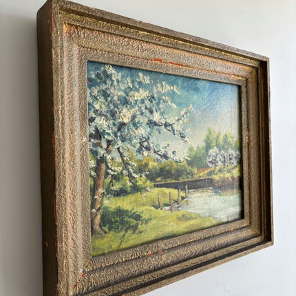 Timeless Landscape Oil Painting "Blossom Tree" Classic Artwork Holland Art Shop