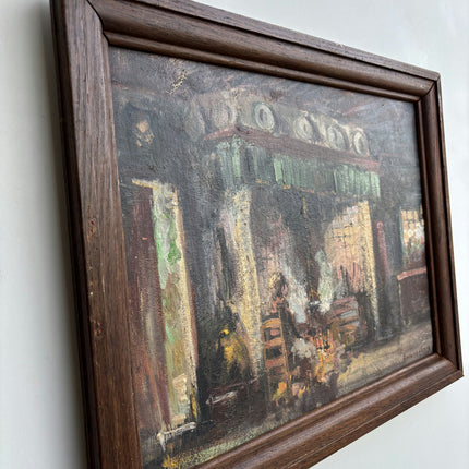 Classic Interior Oil Painting "Wooden Frame" Vintage Artwork Holland Art Shop