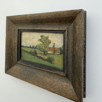Authentic Landscape Oil Painting "Framed Painting" Original Small Artwork Holland Art Shop