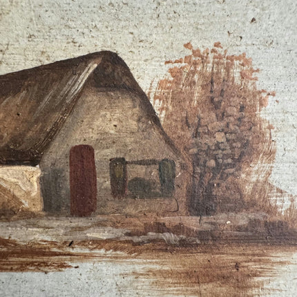 Original Landscape Oil Painting "Framed Painting" Expressive Small Art Holland Art Shop