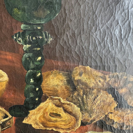 Antique Still Life Oil Painting "Green Goblet" Expressive Art Holland Art Shop