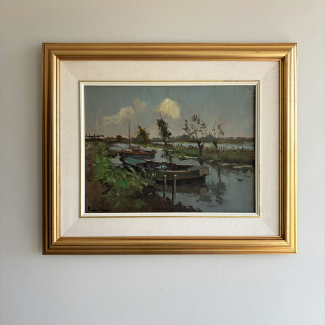 Timeless Landscape Oil Painting "Framed Painting" Refined Dutch  Artwork Holland Art Shop