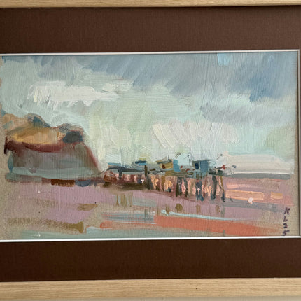 Authentic Landscape Oil Painting "Framed Painting" Detailed Small Artwork Holland Art Shop