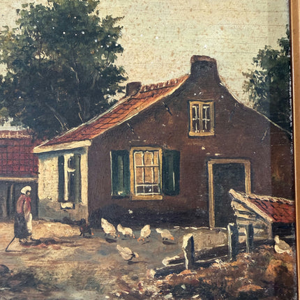 Figurative Oil Painting Figurative "Walking Woman" Traditional Medium Art Holland Art Shop