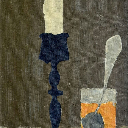 Detailed Still Life Oil Painting "Taper Candle" Elegant Art Holland Art Shop