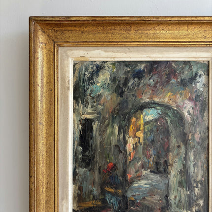 Authentic Cityscape Oil Painting "Gilded Frame" Classic Art Holland Art Shop