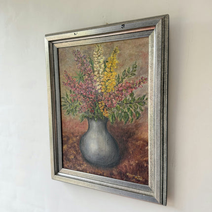Original Flowery Still Life Oil Painting "Flower Vase" Classic Art Holland Art Shop