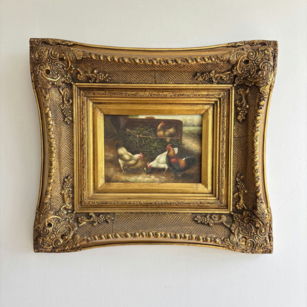 Vintage Animals Oil Painting "Gilded Frame" Timeless Art Holland Art Shop