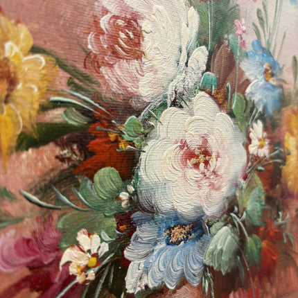 Elegant Still Life Oil Painting "Flower Bouquet" Timeless Small Art Holland Art Shop