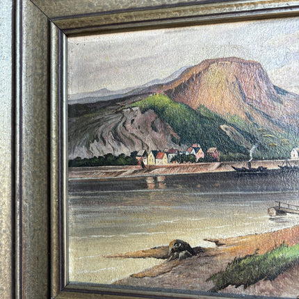 Elegant Seascape Oil Painting "Framed Painting" Timeless Small Art Holland Art Shop