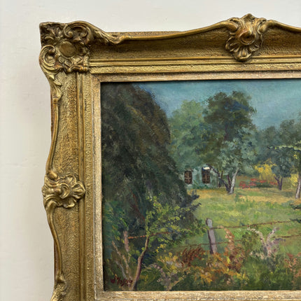 Traditional Landscape Oil Painting "Garden Path" Authentic Art Holland Art Shop