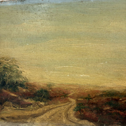 Expressive Landscape Oil Painting "Winding Path" Handcrafted Art Holland Art Shop