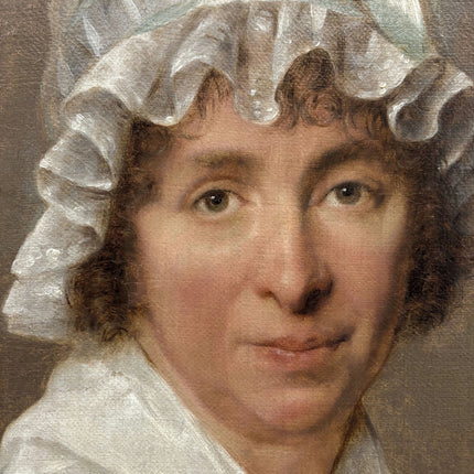 18th Century Portrait Oil Painting "Woman With Bonnet" Artwork Holland Art Shop
