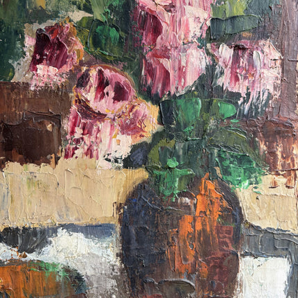 Original Floral Still Life Oil Painting "Flower Vase" Traditional Art Holland Art Shop