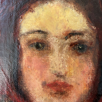 19th Century Oil Painting Portrait "Two Women" Medium Artwork Holland Art Shop
