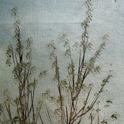 Handcrafted Landscape Oil Painting "Village Walkers" Timeless Small Artwork Holland Art Shop