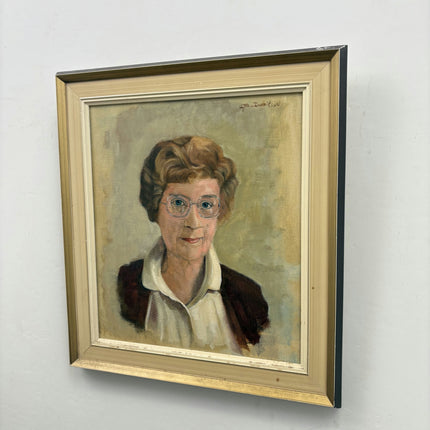 Original Portrait Oil Painting "Elderly Woman" Classic Artwork Holland Art Shop