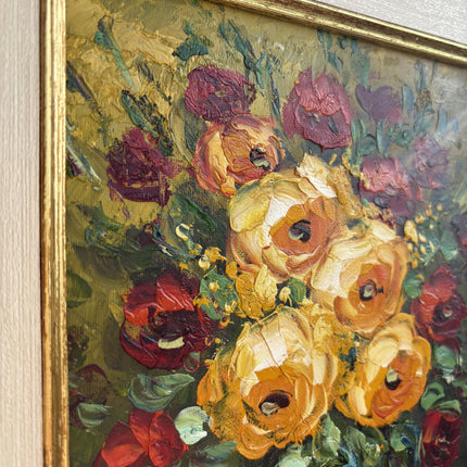 Detailed Floral Still Life Oil Painting "Flower Vase" Original Artwork Holland Art Shop