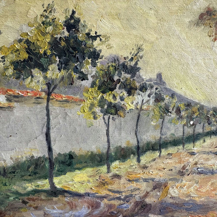 Handcrafted Landscape Oil Painting "Ornate Frame" Traditional Artwork Holland Art Shop
