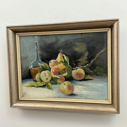 Elegant Still Life Oil Painting "Cracked Paint" Classic Small Artwork Holland Art Shop