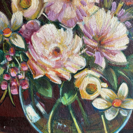 Authentic Floral Still Life Oil Painting "Flower Bouquet" Handcrafted Art Holland Art Shop