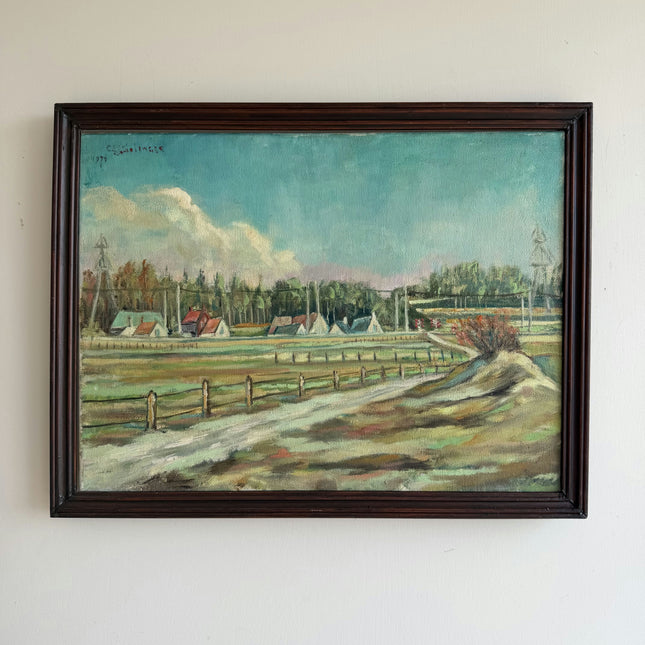 Vintage Still Life Oil Painting "Canvas Frame" Original Artwork Holland Art Shop