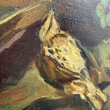 Original Still Life Oil Painting "Dead Fowl" Expressive Art Holland Art Shop