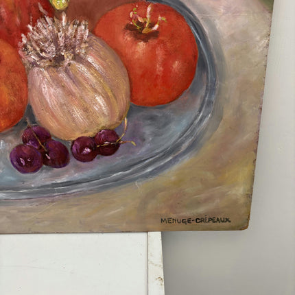 Elegant Still Life Oil Painting "Fruit Bowl" Authentic Artwork Holland Art Shop