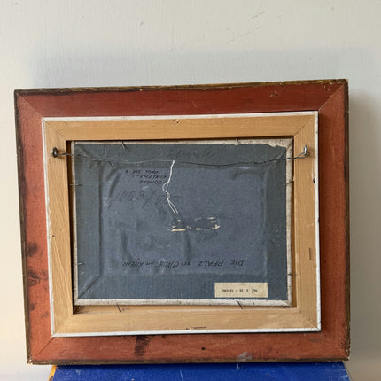 Refined Seascape Oil Painting "Framed Painting" Vintage Small Art Holland Art Shop